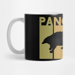 Vintage Pangolin Natur Asien Bild Sonnenuntergang Look Mug